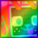 Rainbow Huge Arcade Dog
