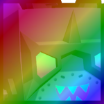 Rainbow Huge Atomic Forged Shark
