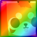 Rainbow Huge Autumn Red Panda
