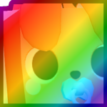 Rainbow Huge Baby Puppy