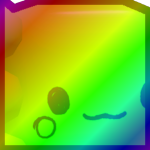 Rainbow Huge Balloon Axolotl