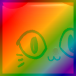 Rainbow Huge Balloon Cat