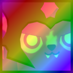 Rainbow Huge Blazing Bat