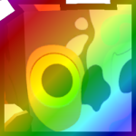 Rainbow Huge Blurred Owl