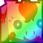 Rainbow Huge Candycane Unicorn