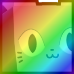 Rainbow Huge Cat