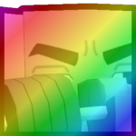 Rainbow Huge Chad Elephant