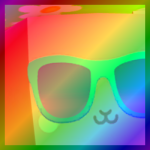 Rainbow Huge Chill Bunny