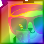 Rainbow Huge Chill Polar Bear