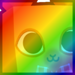 Rainbow Huge Cinnamon Bunny