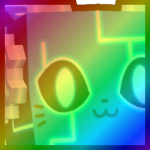 Rainbow Huge Circuit Cat