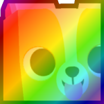 Rainbow Huge Corgi