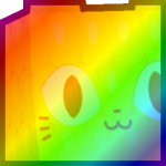 Rainbow Huge Corn Cat