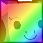 Rainbow Huge Cow