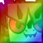 Rainbow Huge Dark Dragon
