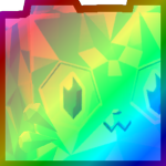 Rainbow Huge Diamond Cat