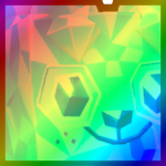 Rainbow Huge Diamond Dog