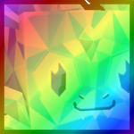 Rainbow Huge Diamond Dragon