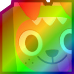 Rainbow Huge Dino Dog