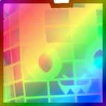 Rainbow Huge Disco Ball Dragon