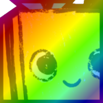 Rainbow Huge Doodle Bee