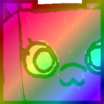 Rainbow Huge Doodle Fairy