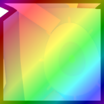 Rainbow Huge Easter Angelus