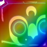 Rainbow Huge Eclipse Owl