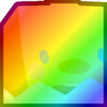 Rainbow Huge Egg Chick