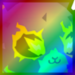 Rainbow Huge Electric Bunny Ball