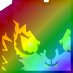 Rainbow Huge Electric Werewolf