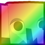 Rainbow Huge Elephant