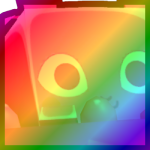 Rainbow Huge Evolved Basket Bunny