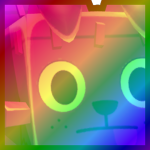 Rainbow Huge Evolved Frankenpup Dog