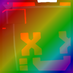 Rainbow Huge Evolved Hacked Cat