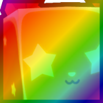 Rainbow Huge Evolved Starry Eye Bunny