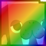 Rainbow Huge Festive Walrus