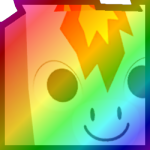 Rainbow Huge Fire Horse