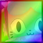 Rainbow Huge Floatie Cat