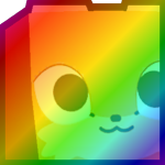Rainbow Huge Fox