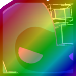 Rainbow Huge Fragmented Dominus Ball