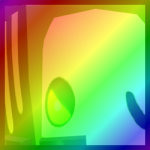 Rainbow Huge Ghoul Horse