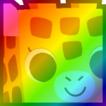 Rainbow Huge Giraffe