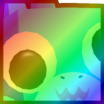 Rainbow Huge Googly Shark