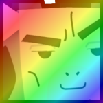 Rainbow Huge Gym Cow