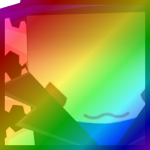 Rainbow Huge Hacker Axolotl