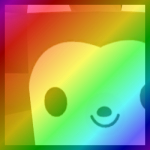 Rainbow Huge Hedgehog