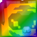 Rainbow Huge Hi-Tech Tiger