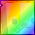 Rainbow Huge Holiday Dove
