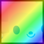Rainbow Huge Holiday Hedgehog